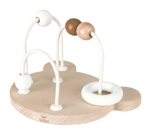 Umweltfreundliches Bärenlabyrinth aus Holz